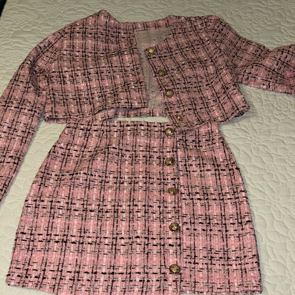 Pink matching set SHEIN never worn before